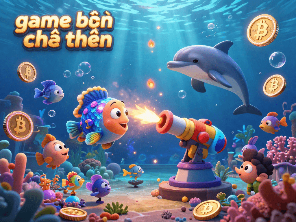 Engage in thrilling game bắn cá đổi thưởng with vibrant underwater action and dynamic fish game elements.