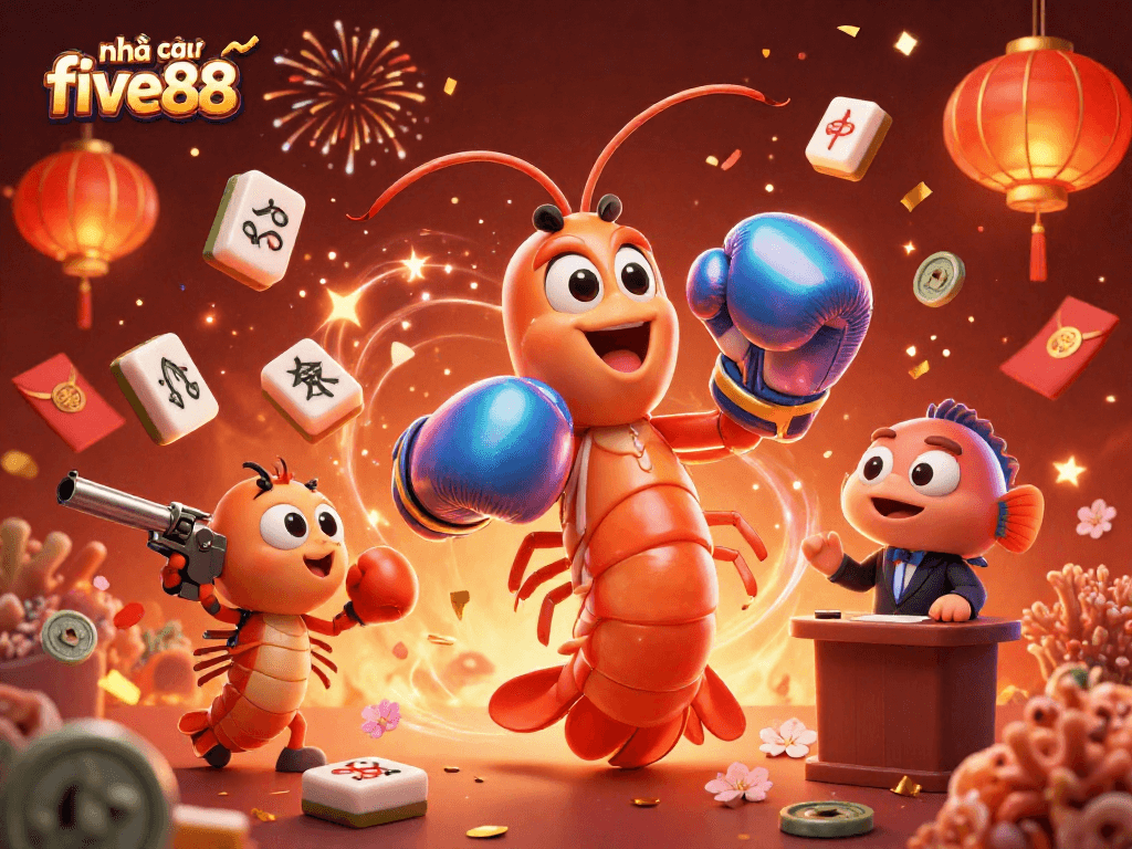 Boost your gaming experience at nhà cái five88 with vibrant characters and festive casino elements!