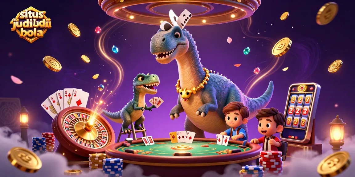 Menangkan taruhan situs judi bola dengan detail kasino megah dan karakter kartun hewan unik