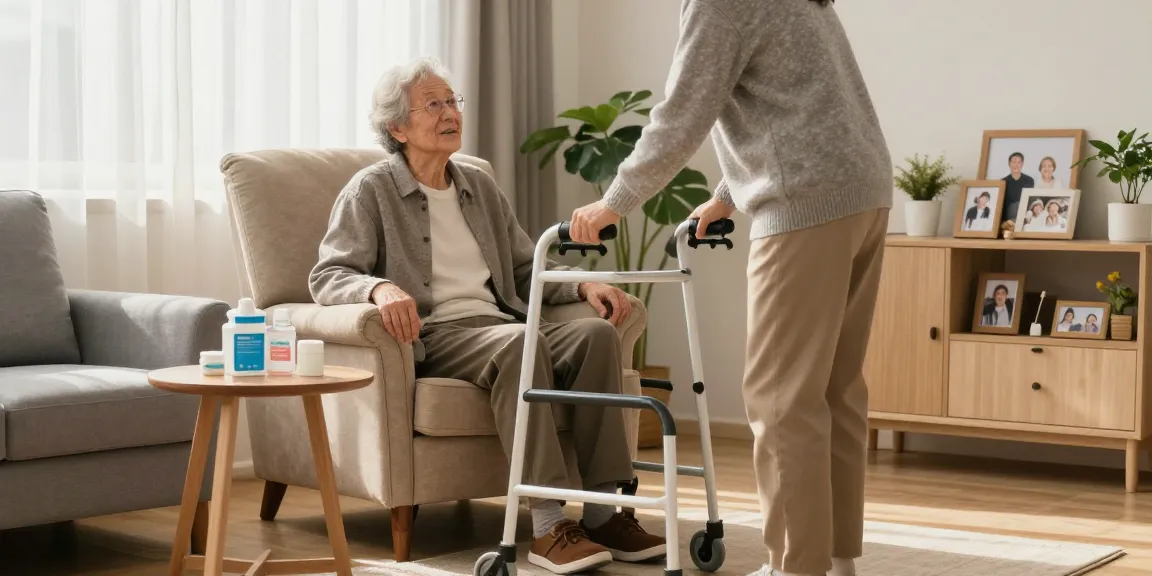 Buy nobility aids to enhance senior independence in a cozy home setting.