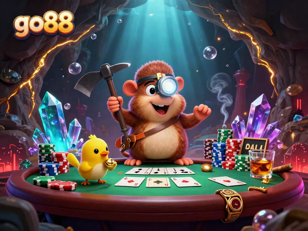Experience thrilling gameplay at go88 with a treasure hunter and poker elements in a stunning 3D realm.
