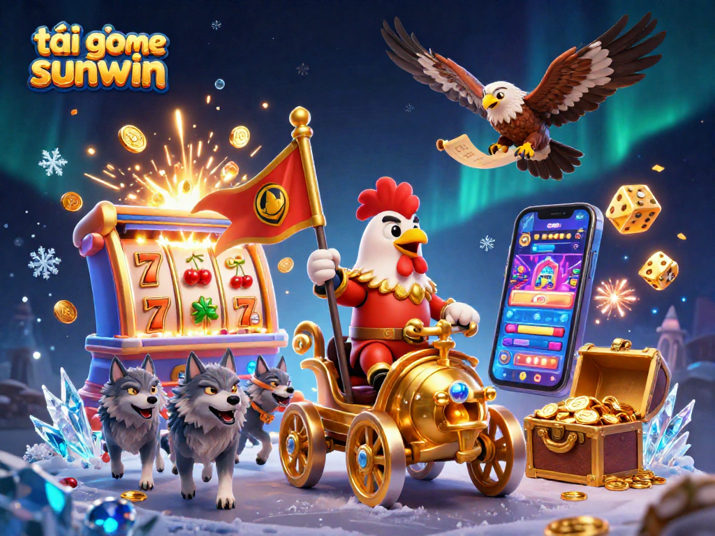 Engage with the exhilarating excitement of tải game sunwin illustrated with a dynamic, detailed 3D scene.