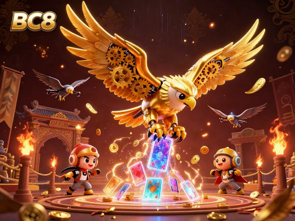 Engage in thrilling gameplay at BC8 with vibrant 3D casino elements and dynamic characters