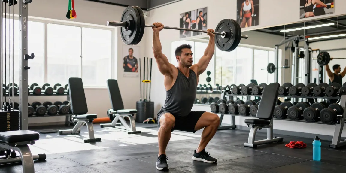 Kraftsportler trainiert im Steroidshop-Fitnessstudio und zeigt Fokus und Entschlossenheit.