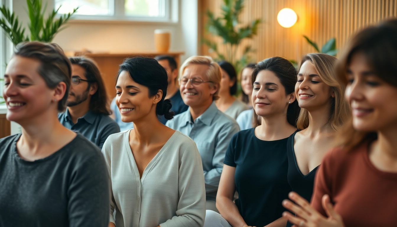 Erlebe spirituelle Seminare, wo Teilnehmer in harmonischer Atmosphäre meditierten und teilten.