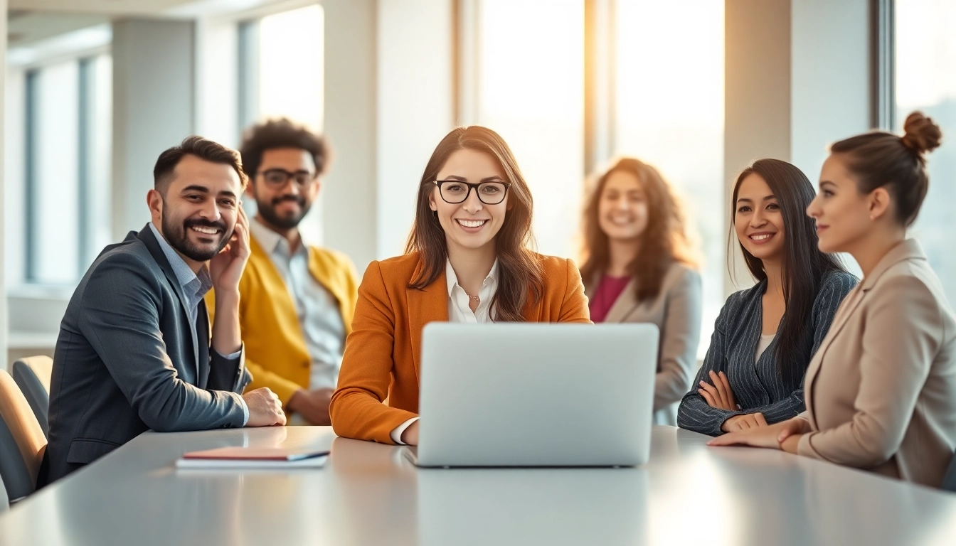 Headhunter IT bespricht Karrieremöglichkeiten mit Kandidaten in modernem Büro.