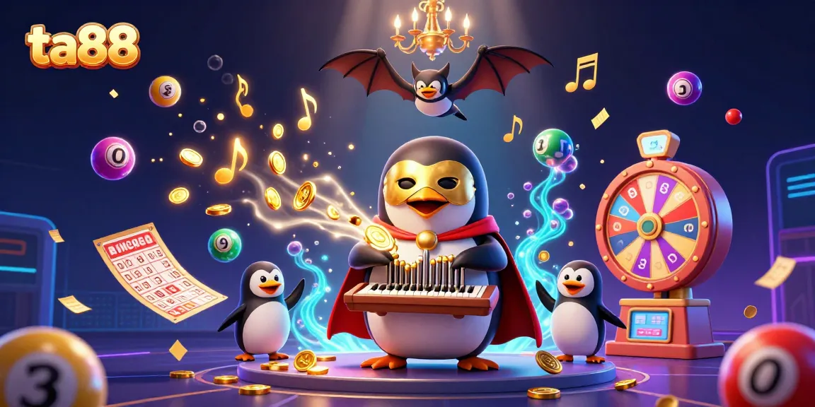 Experience the excitement of ta88 with a dynamic casino scene featuring animated characters, winning elements, and vibrant visuals.