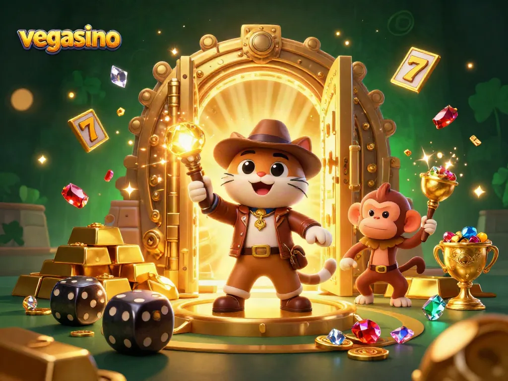 Engage with vegasino's thrilling casino adventure featuring unique characters and dazzling treasures.