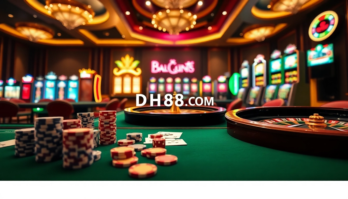 Experience the thrill of winning at DH88.COM, featuring vibrant casino games.