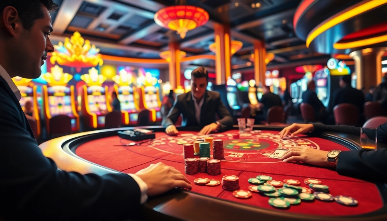Casinospielen.de bietet ein aufregendes Casino-Erlebnis mit lebendigen Spieltischen und Spielern.
