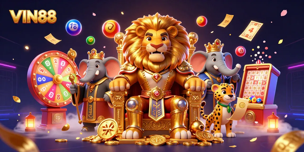 Engage with VIN88's vibrant online gaming world featuring dynamic lottery elements.