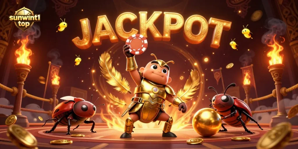 Win big with sunwint1 top in an exciting casino battle featuring jackpot elements and vibrant visuals.